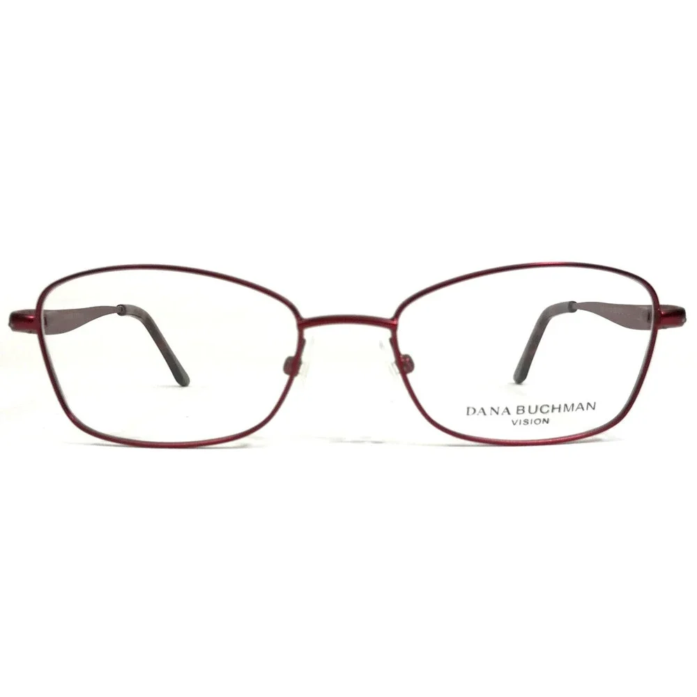 Dana Buchman Eyeglasses Frames BEVERLY CS Red Cat Eye Full Rim 50-17-130